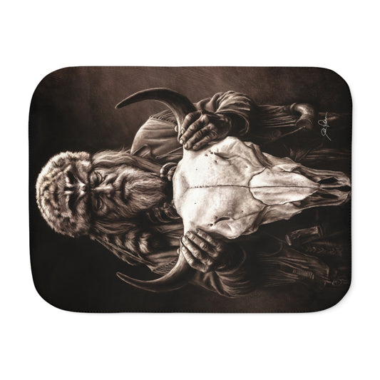 "Legends of the West" Sherpa Blanket.