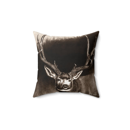 "Muley" Square Pillow.