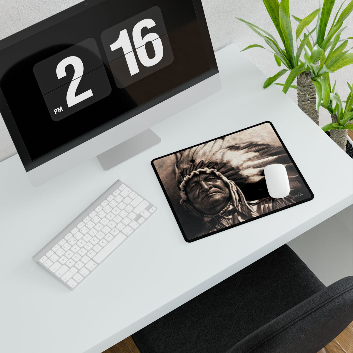 "Sitting Bear" Mouse Pad
