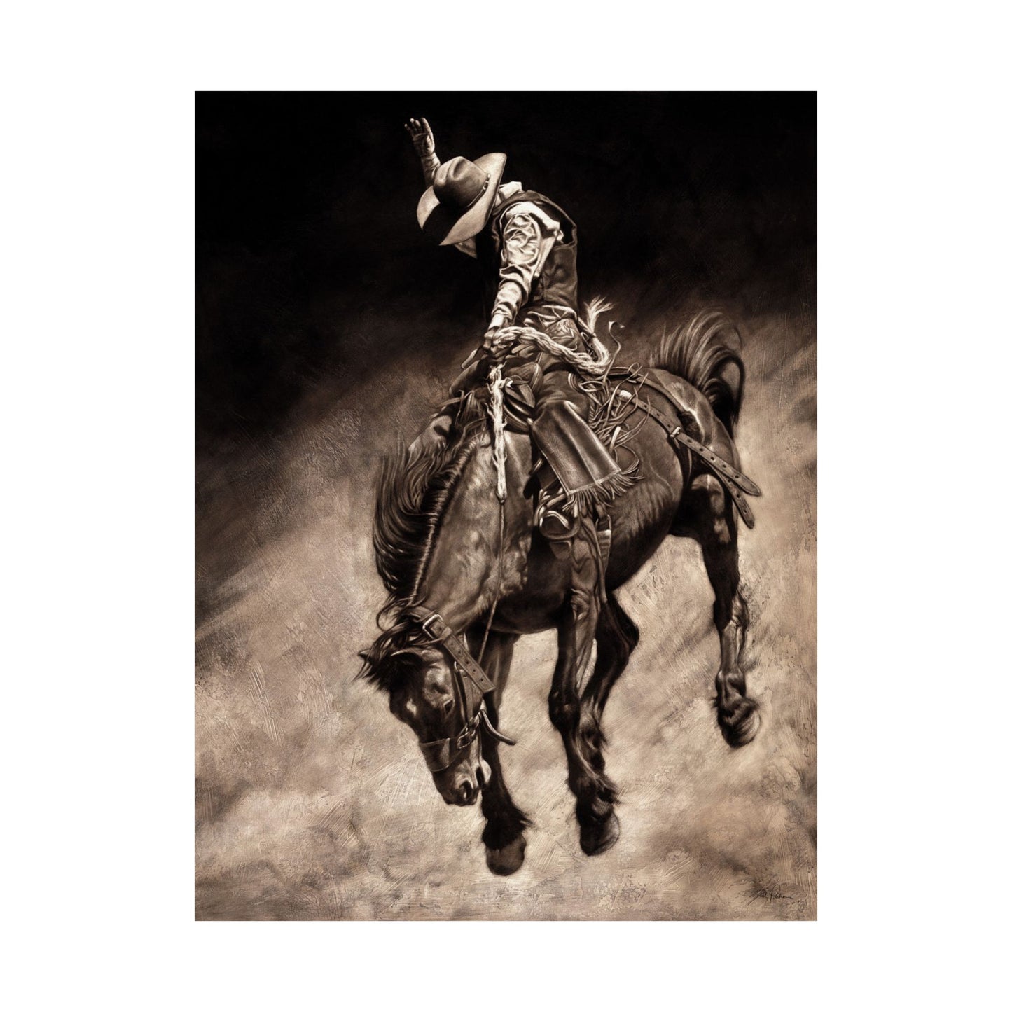 "Giddy Up" Premium Matte Paper Print.