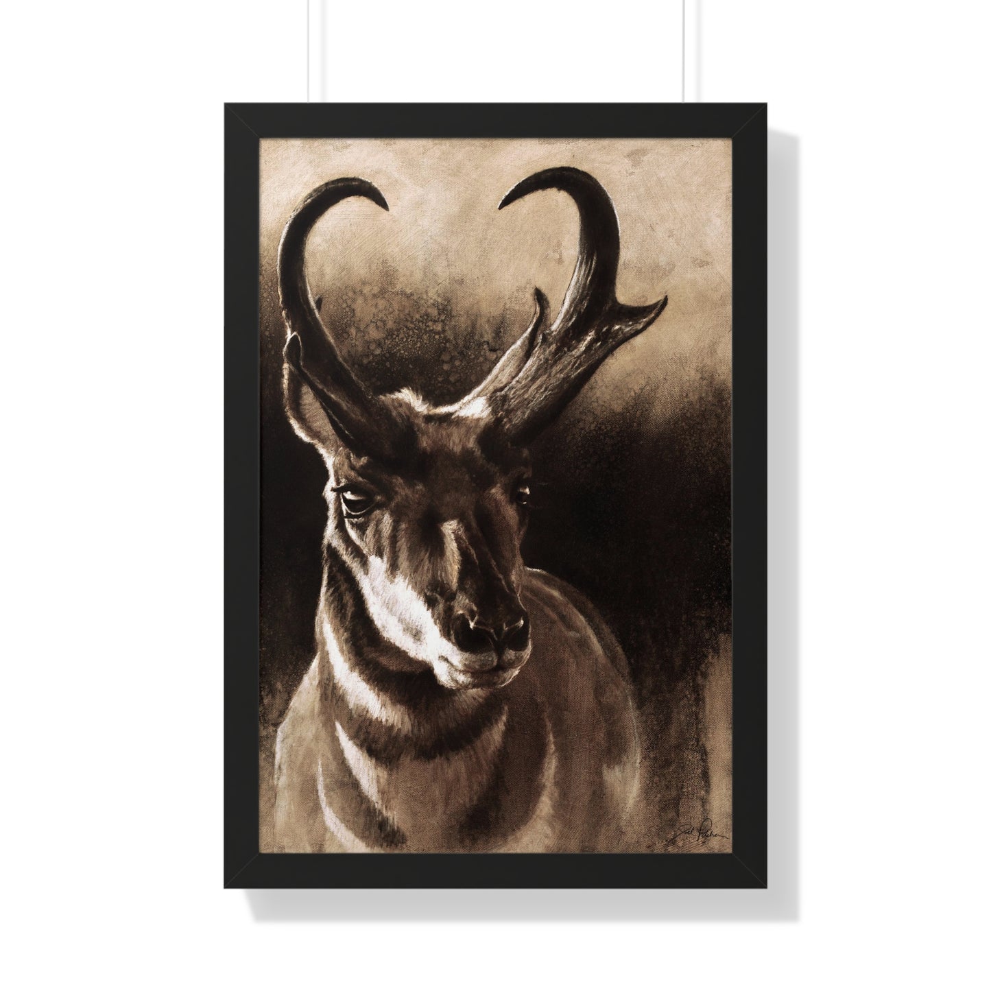 "Pronghorn" Framed Paper Print.