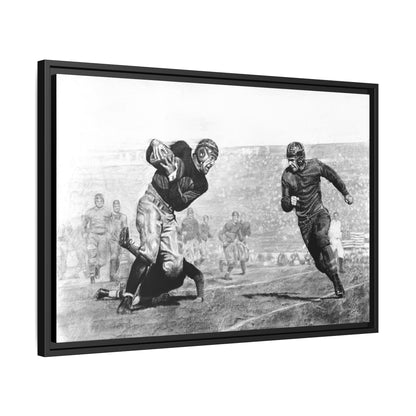 "Leatherheads" Framed Canvas