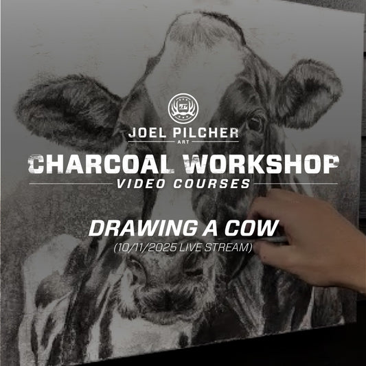 Charcoal Workshop: Drawing a Cow