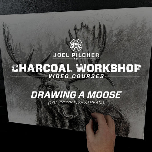 Charcoal Workshop: Drawing a Moose