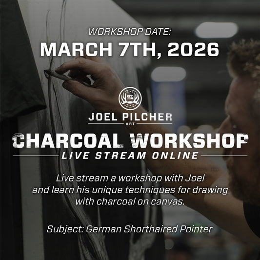 Online Charcoal Workshop - March 7th, 2026