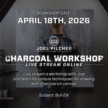 Online Charcoal Workshop - April 18th, 2026