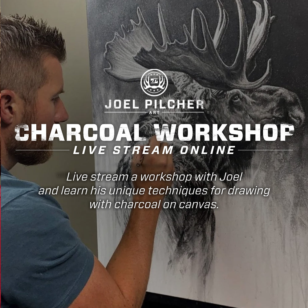 Online Charcoal Workshop - April 18th, 2026