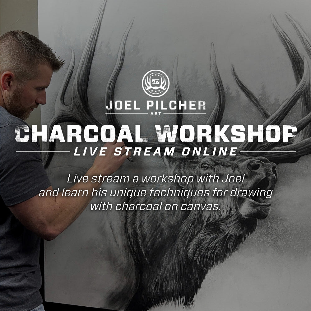 Online Charcoal Workshop - November 8th, 2025