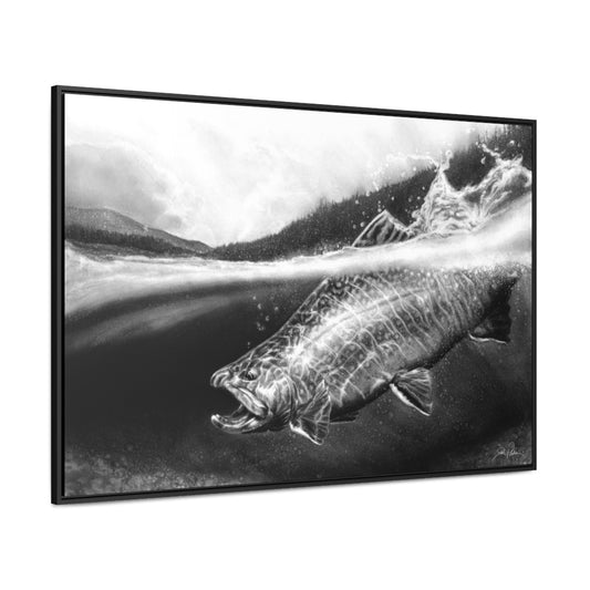 "Brook Trout" Gallery Wrapped/Framed Canvas