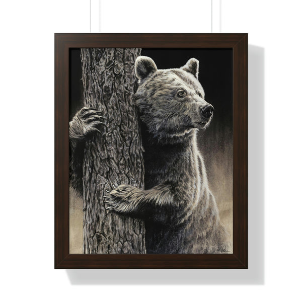 "Bear Hug" Framed Paper Print