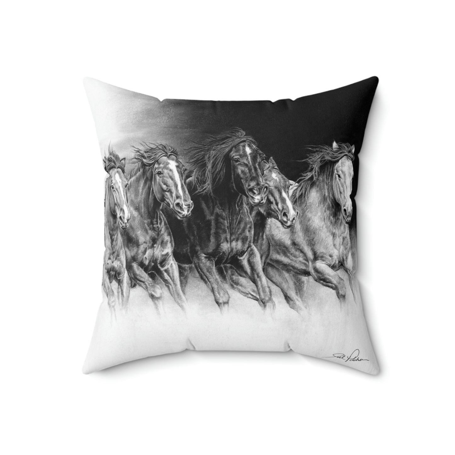 "Wild Bunch" Square Pillow