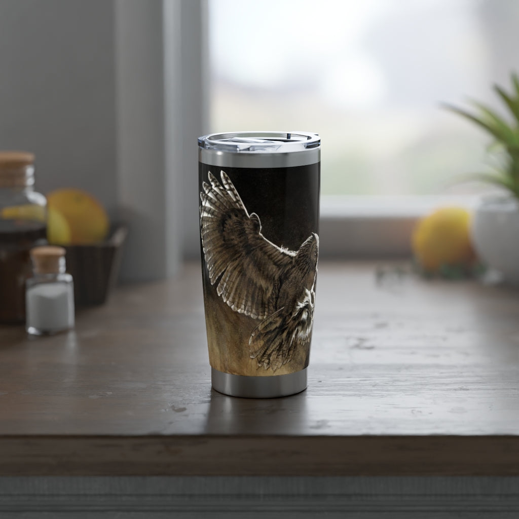 "Night Shift" 20oz Stainless Steel Tumbler