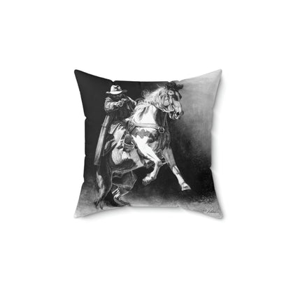 "Rough Rider" Square Pillow