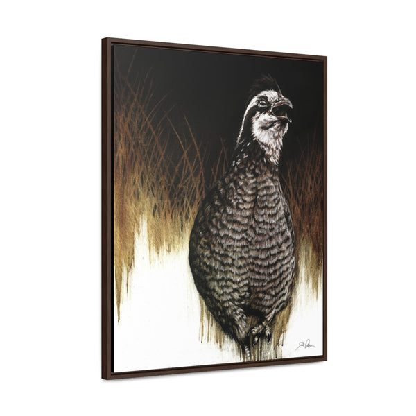 "Call of the Upland Quail" Gallery Wrapped/Framed Canvas