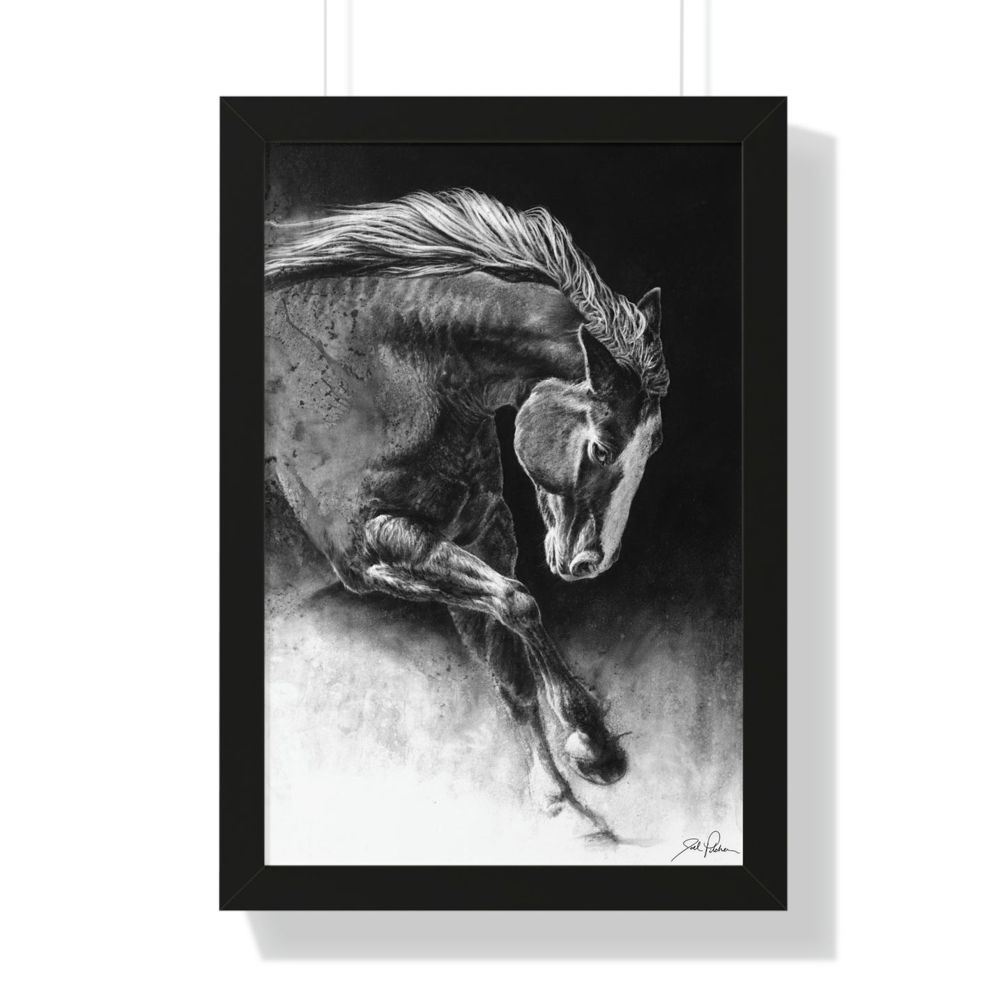 "Unbridled" Framed Paper Print