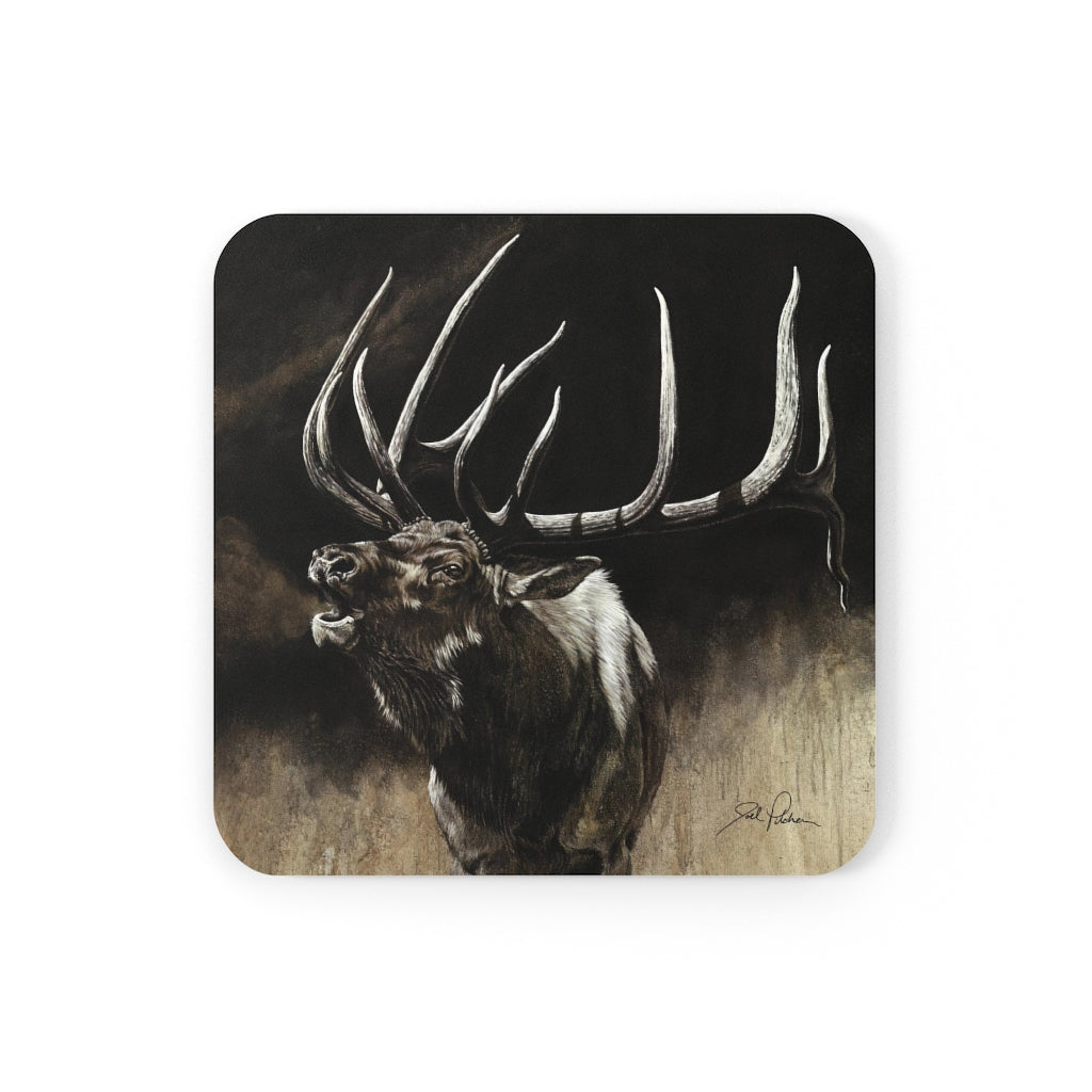 "Call of the Wild" Cork Back Coaster