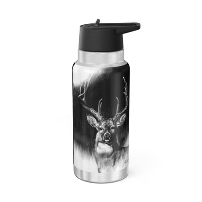 "Whitetail" 32oz Stainless Steel Bottle