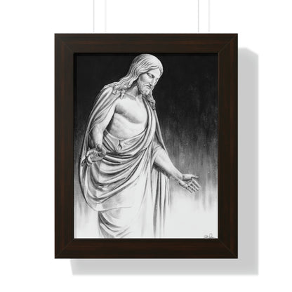 "Come Unto Me" Framed Paper Print