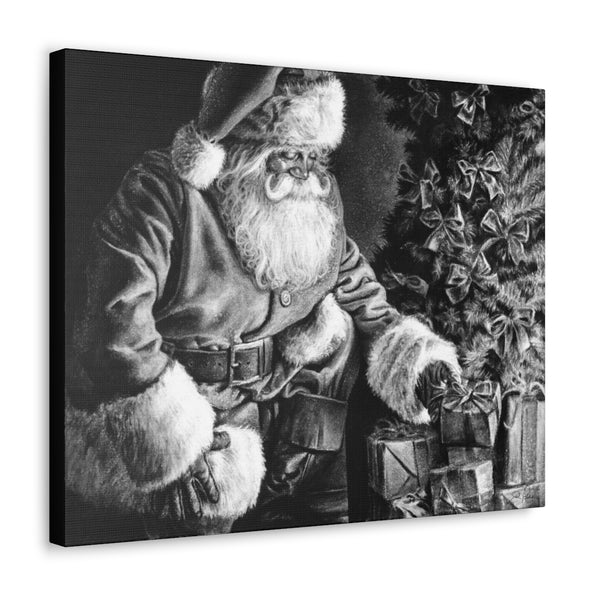 "Secret Santa" Gallery Wrapped Canvas
