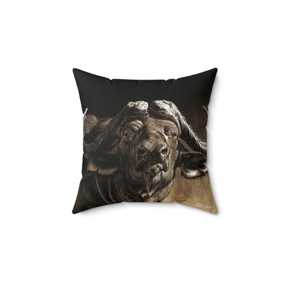 "Debt Collector" Square Pillow