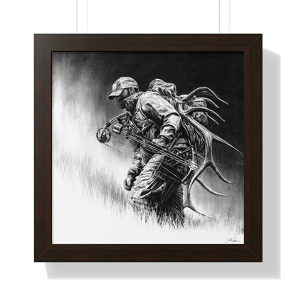 "Uphill Battle" Framed Paper Print