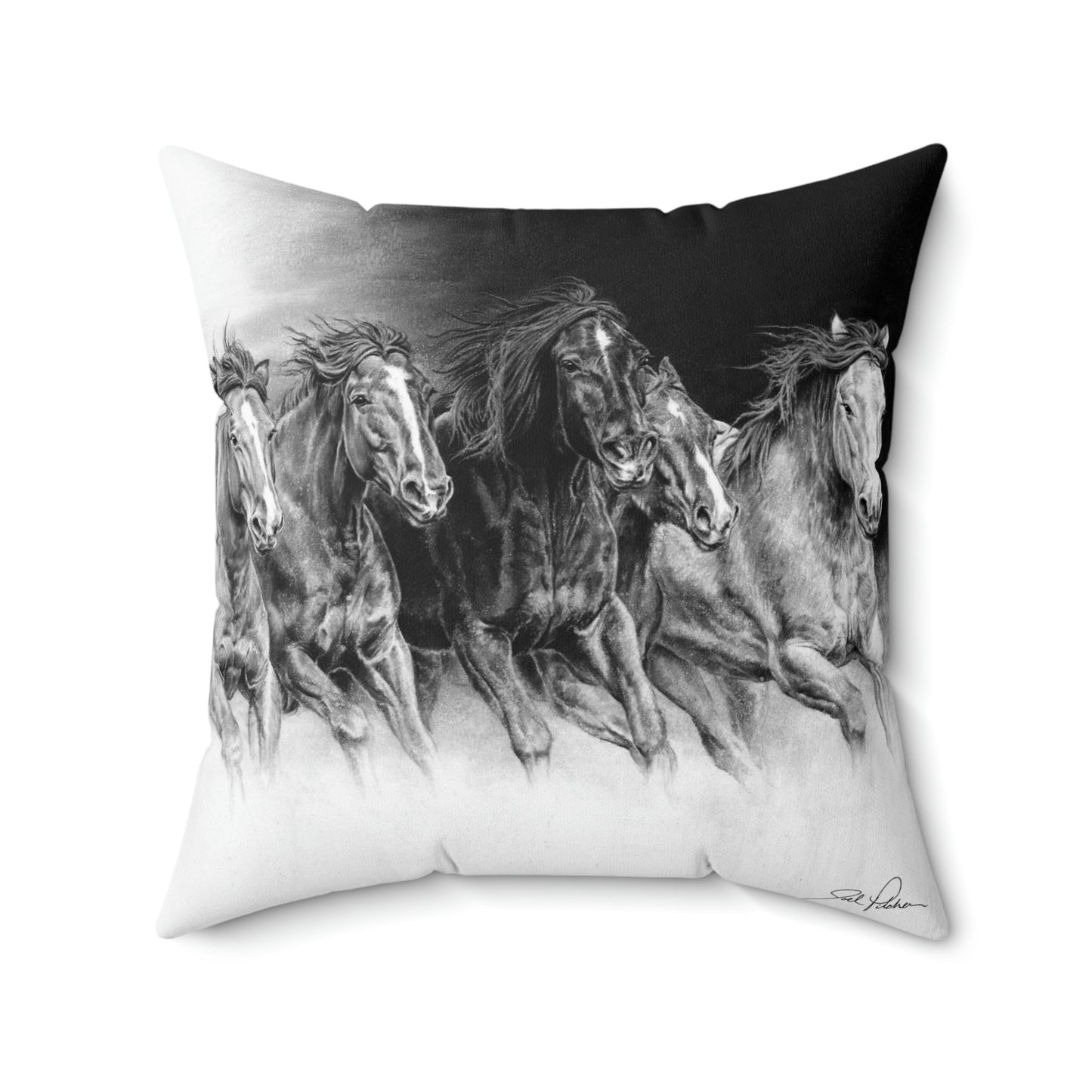 "Wild Bunch" Square Pillow