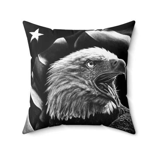 "American Eagle" Square Pillow