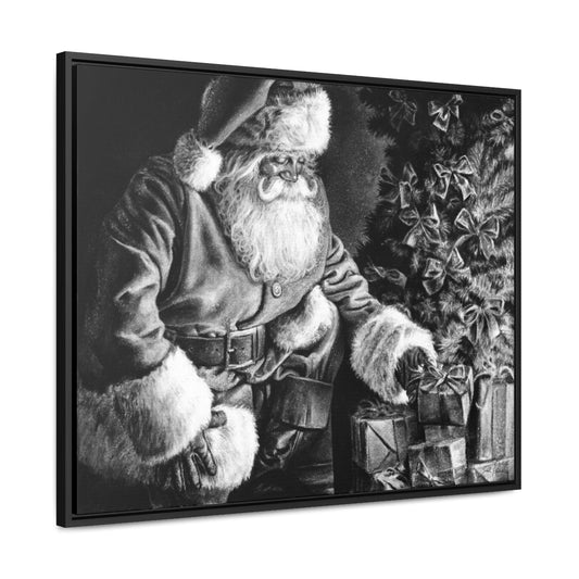 "Secret Santa" Gallery Wrapped/Framed Canvas