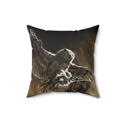 "Night Shift" Square Pillow