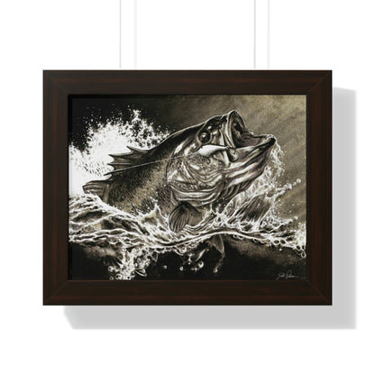 "Hooked" Framed Paper Print