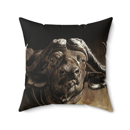 "Debt Collector" Square Pillow