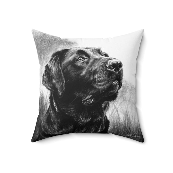 "Labrador Retriever" Square Pillow