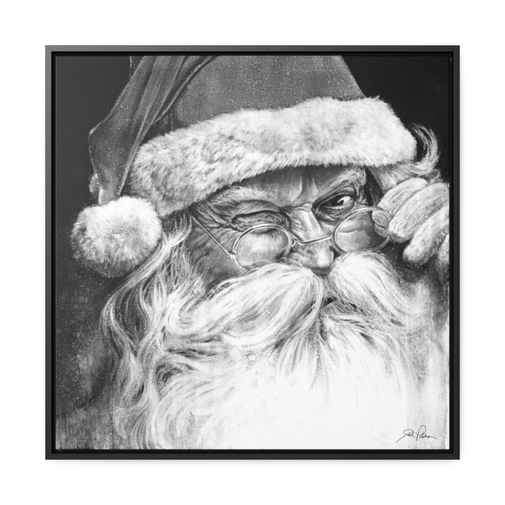 "Ol' Saint Nick" Gallery Wrapped/Framed Canvas