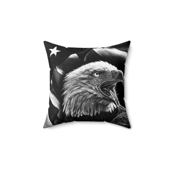 "American Eagle" Square Pillow