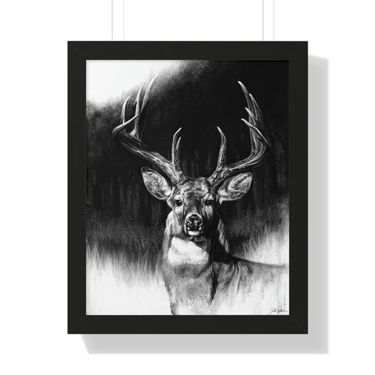 "Whitetail" Framed Paper Print