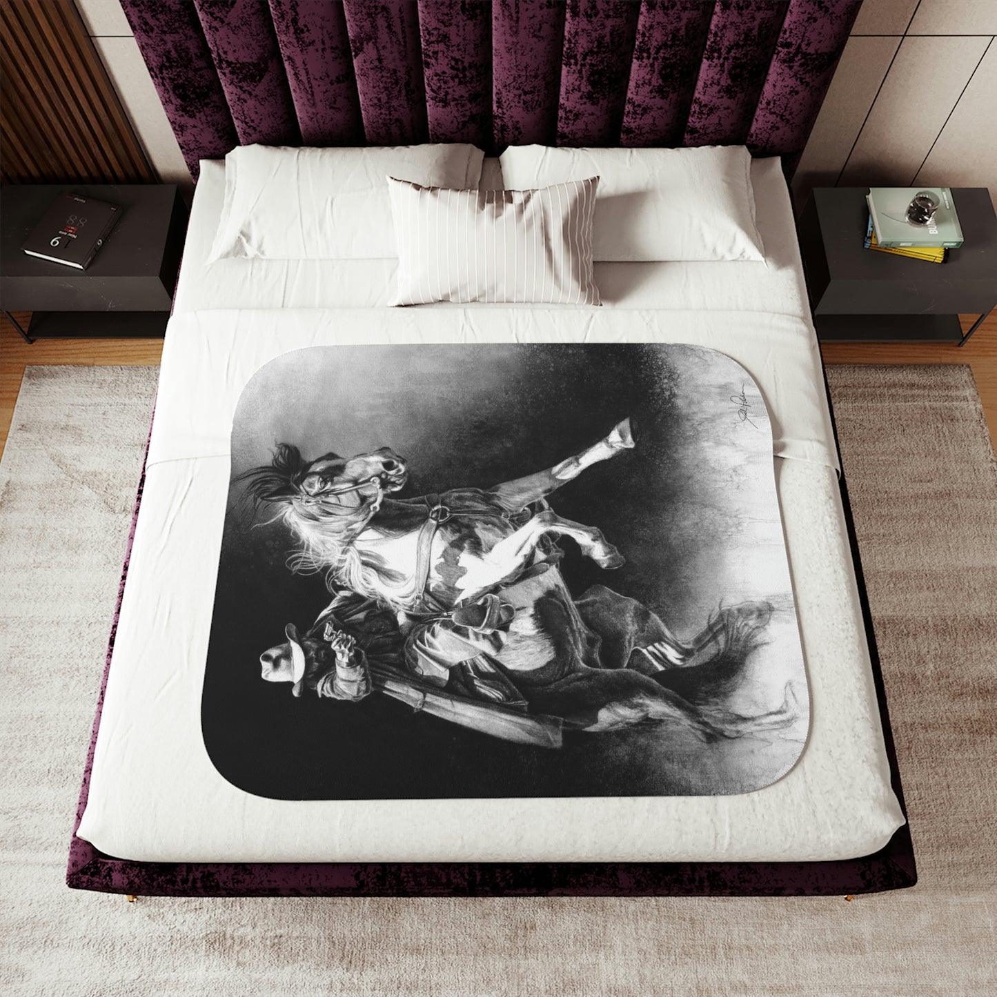 "Rough Rider" Sherpa Blanket