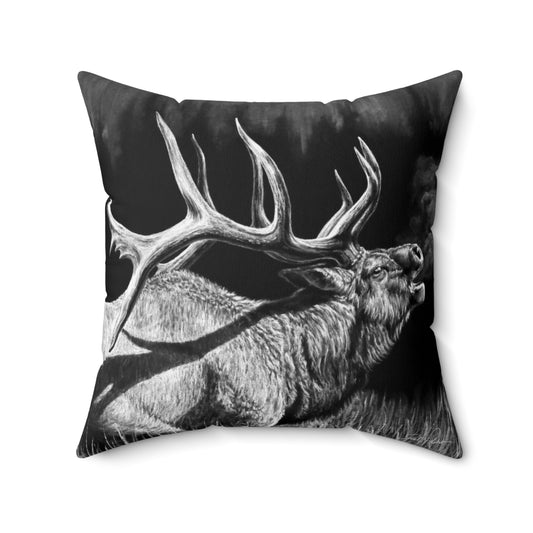 "Firebull" Square Pillow