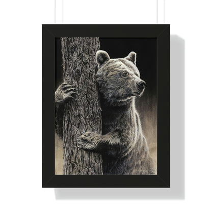 "Bear Hug" Framed Paper Print