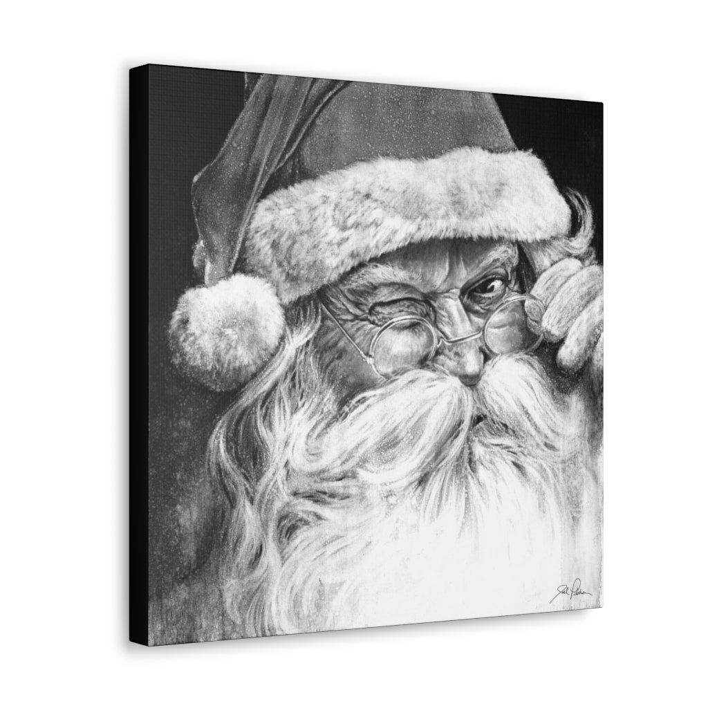 "Ol' Saint Nick" Gallery Wrapped Canvas