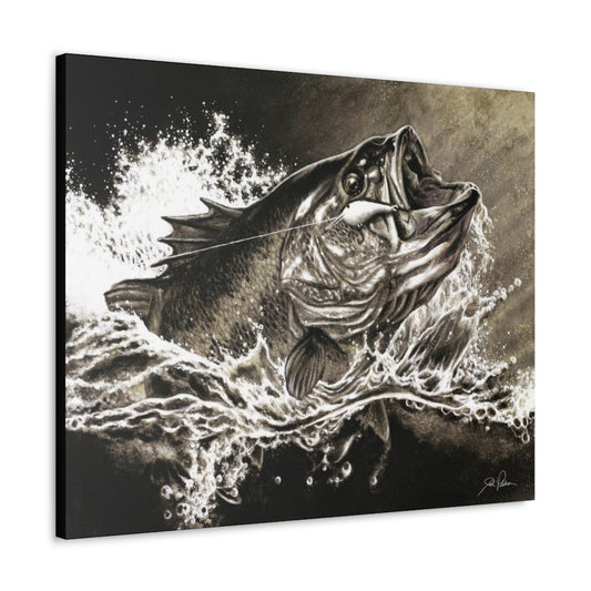 "Hooked" Gallery Wrapped Canvas