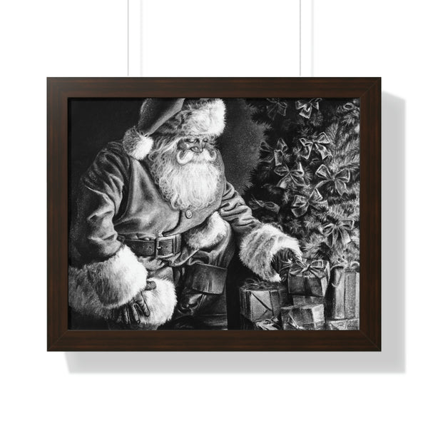 "Secret Santa" Framed Paper Print