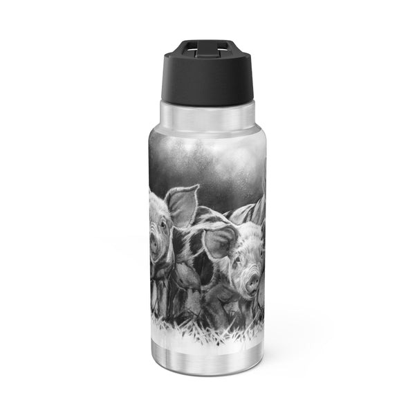 "Pig Tales" 32oz Stainless Steel Bottle