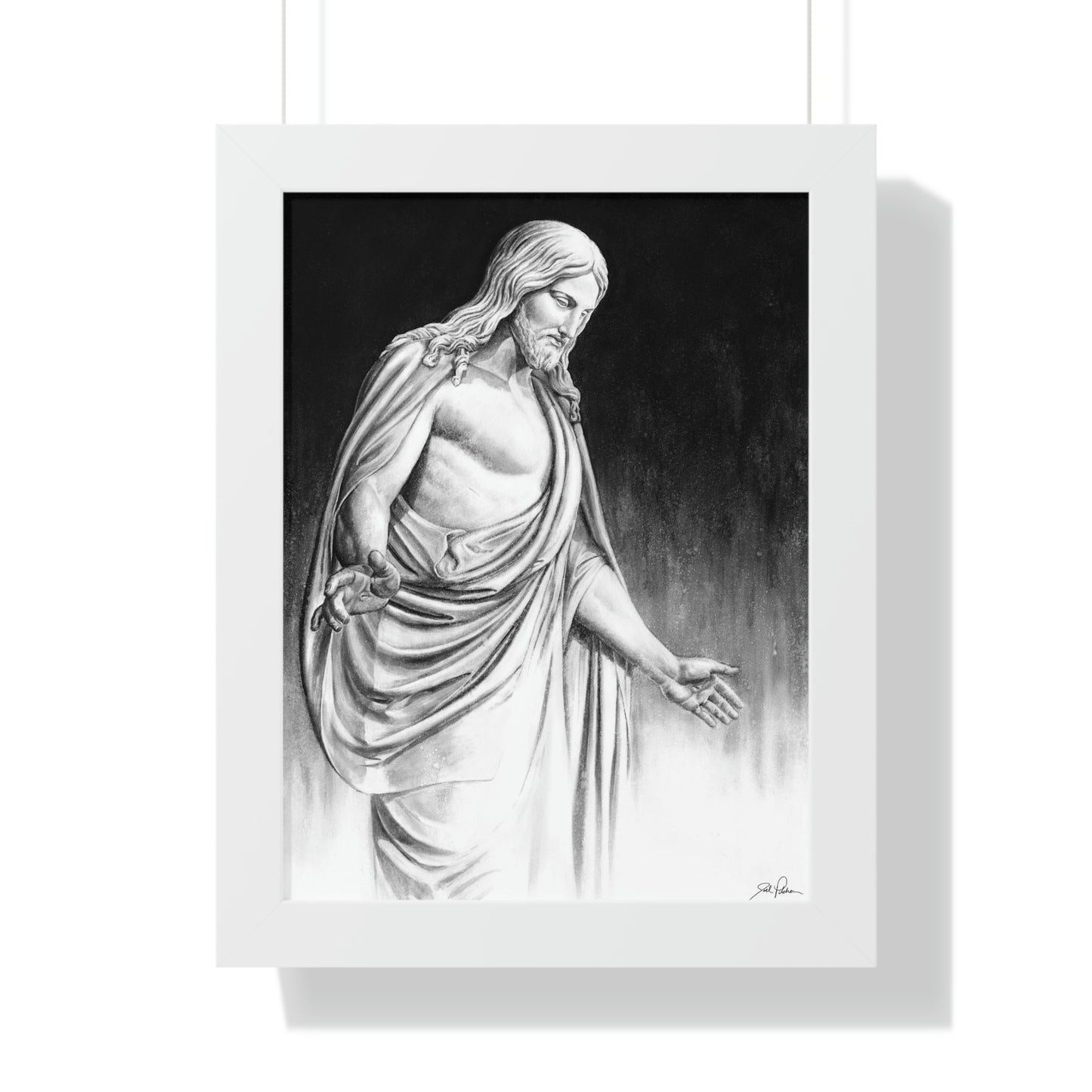 "Come Unto Me" Framed Paper Print