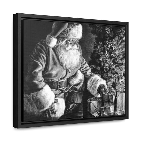 "Secret Santa" Gallery Wrapped/Framed Canvas