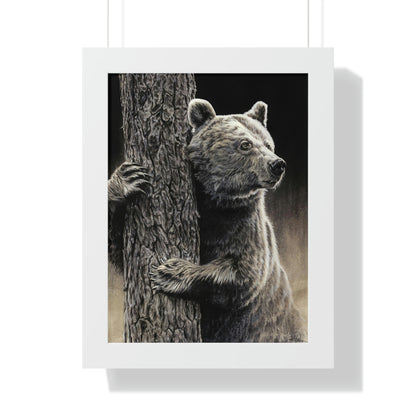 "Bear Hug" Framed Paper Print