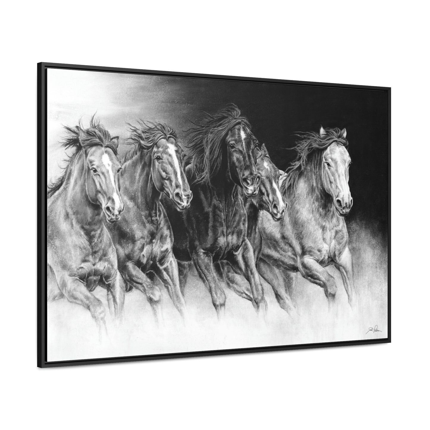 "Wild Bunch" Gallery Wrapped/Framed Canvas