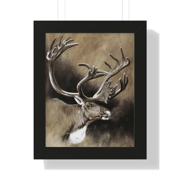 "Caribou" Framed Paper Print