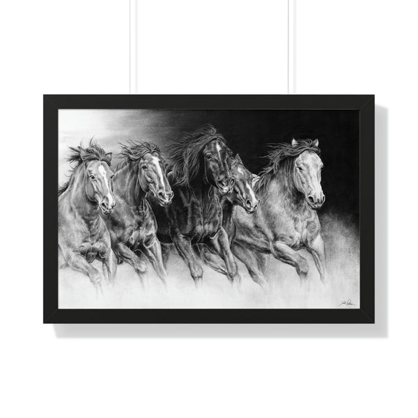 "Wild Bunch" Framed Paper Print