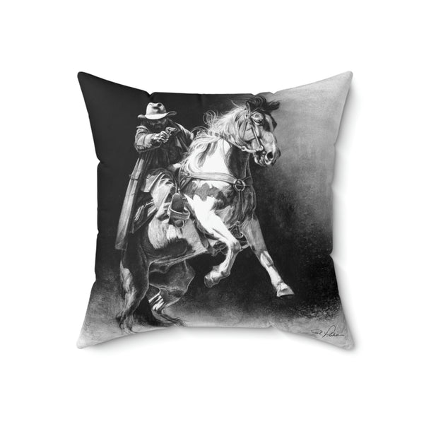 "Rough Rider" Square Pillow