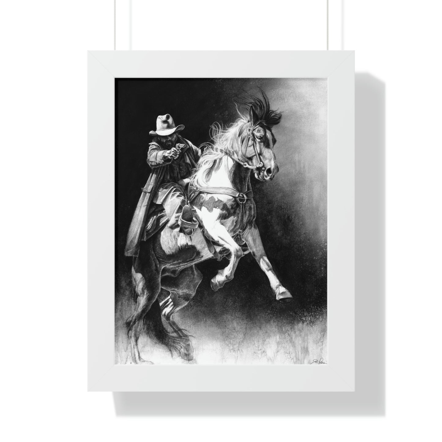 "Rough Rider" Framed Paper Print